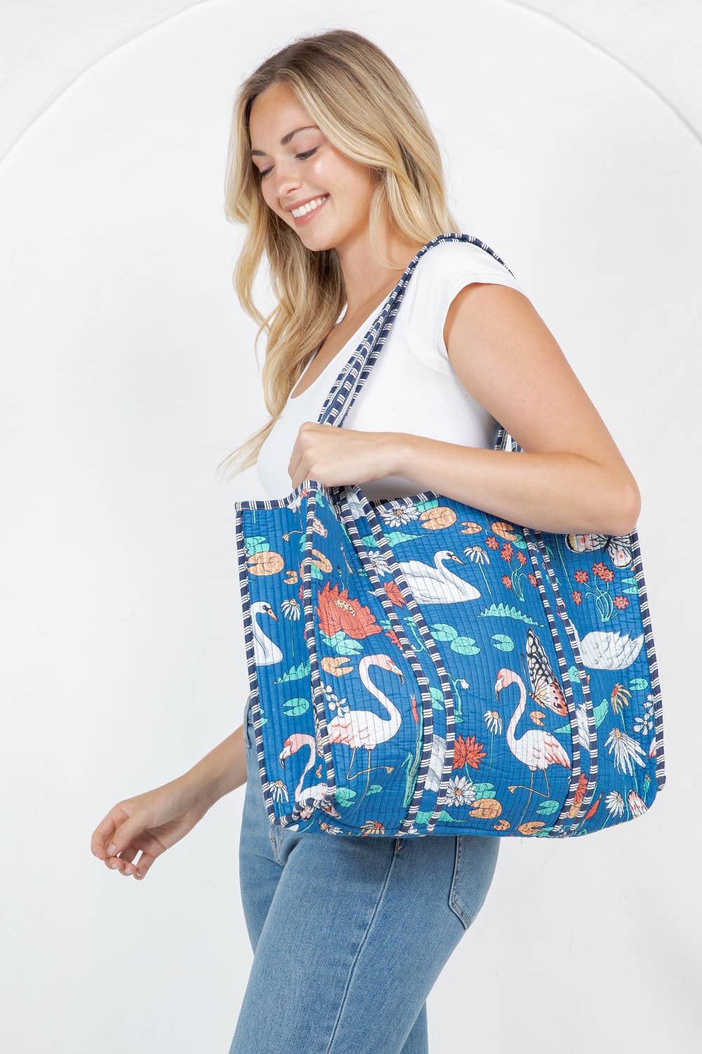 LA Soul - Wholesale Tote Bag - Women's - Quilted Tote Bag (BG-91)0