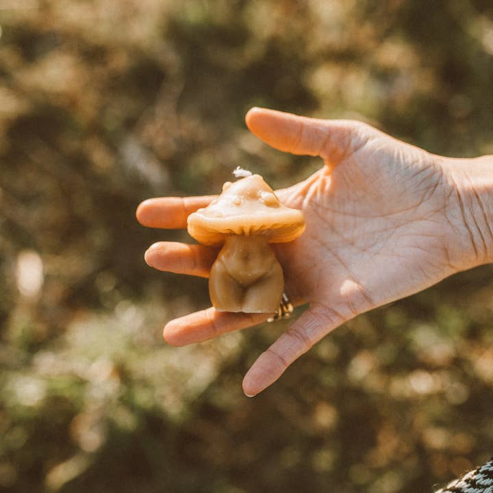 Mother Madre Bees - Wholesale Novelty Candle - Sexy Little Mush — Beeswax Affirmation Candle6