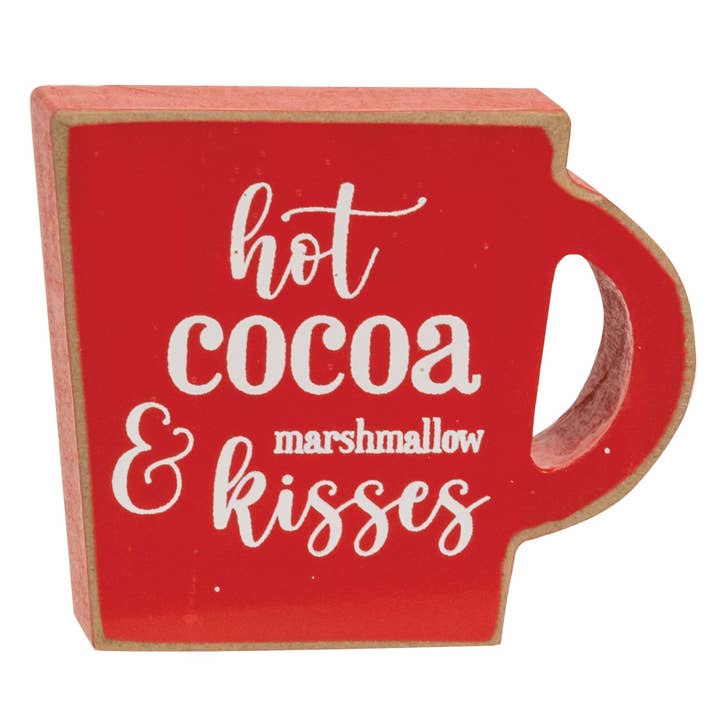Col House Designs - Wholesale Sign - 3/Set, Hot Cocoa Bar Blocks1