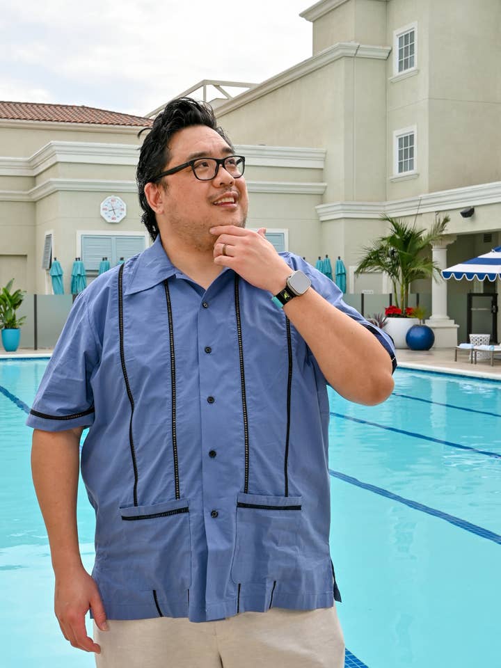 Men's Working Blues Cocktail shirt for wholesale by Wax Poetic Clothing