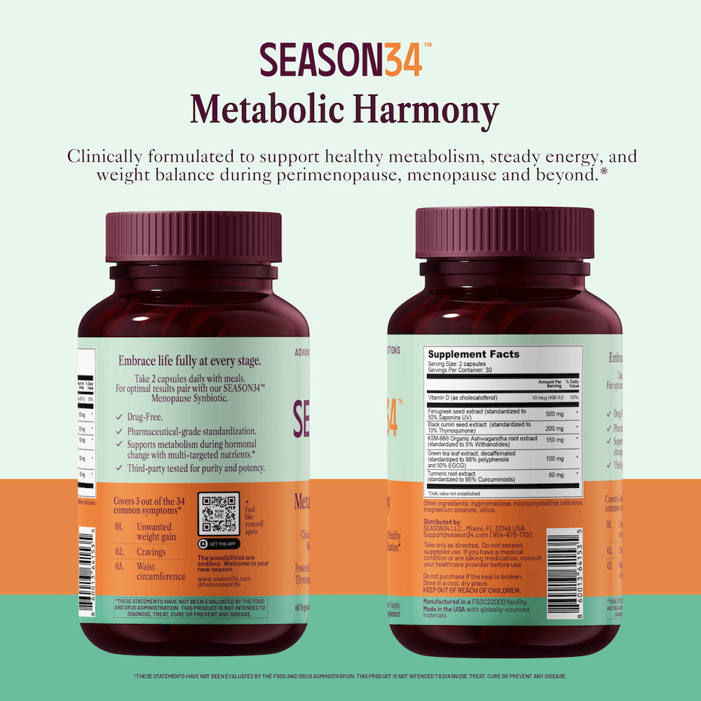 SEASON34 - Wholesale Oral Supplement/Vitamin - Menopause Metabolic Harmony – Weight Balance Support6