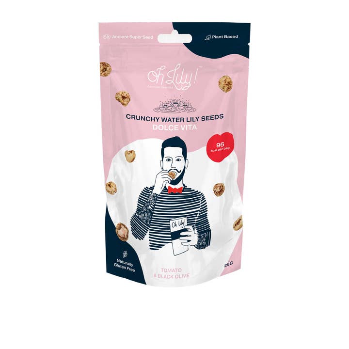 Oh Lily! snacks - Wholesale Puffed snack - Italian flavoured savoury crunchy vegan snack