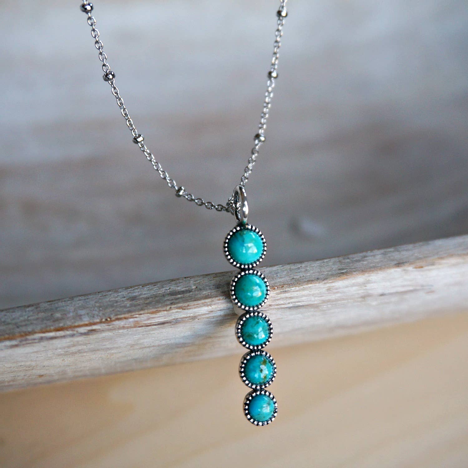 Sowell Jewelry - Wholesale Pendant/Charm Necklace - Ilaria Turquoise Necklace2