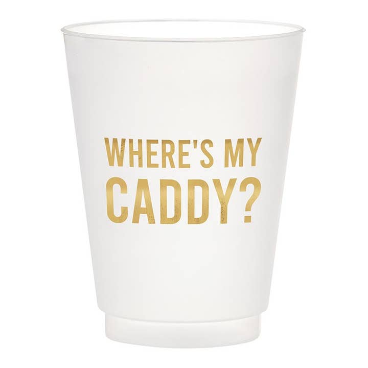 Slant Collections by Creative Brands - Wholesale Disposable Cup - Frost Cup - Where's My Caddy - 6 ct