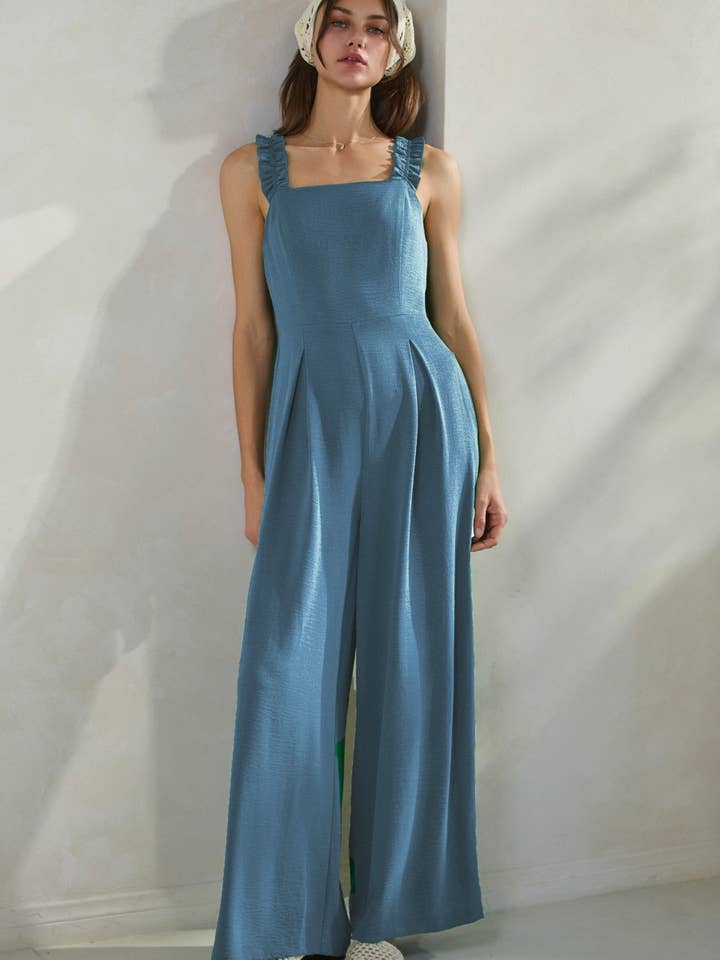 Solid Airflow Sleeveless Jumpsuit for wholesale by Oddi