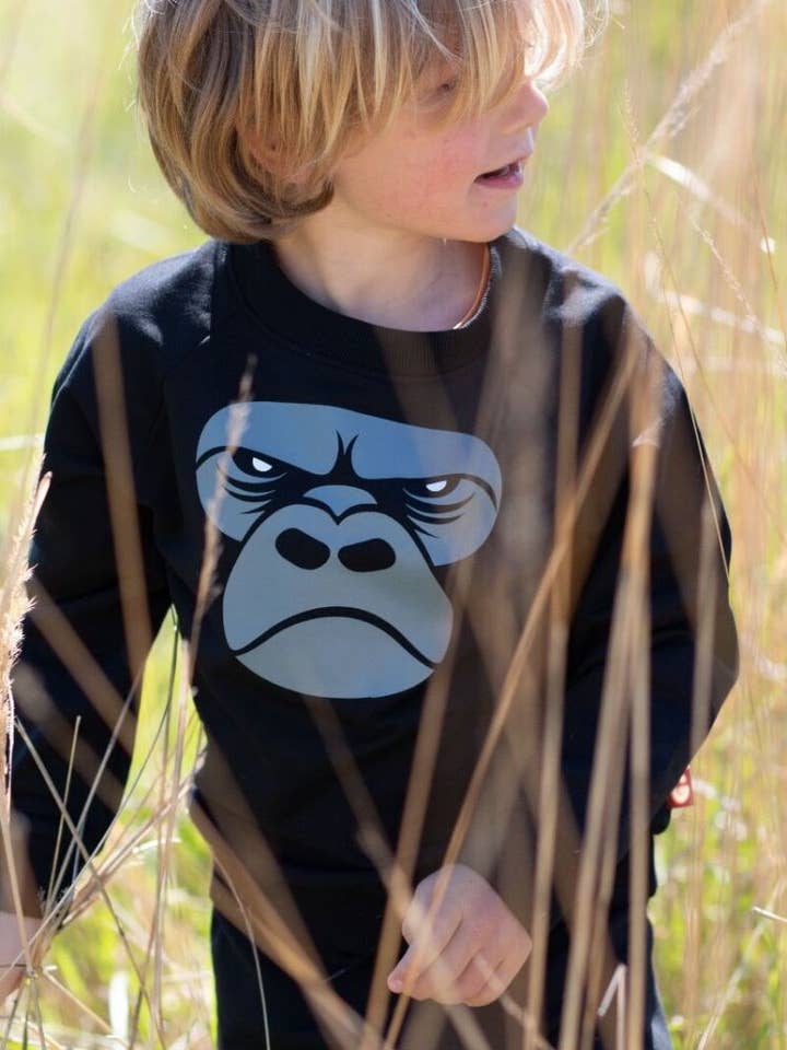 Sweat Dyrbellow NOOS noir ZOOMGORILLA pour la vente par DYR-cph