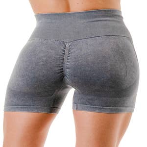 Womens Workout Spandex Comfy Shorts Sexy Brazilian Booty Leggings Shorts  Butt Lift High Waisted Soft Yoga Short Pants Black at  Women's  Clothing store
