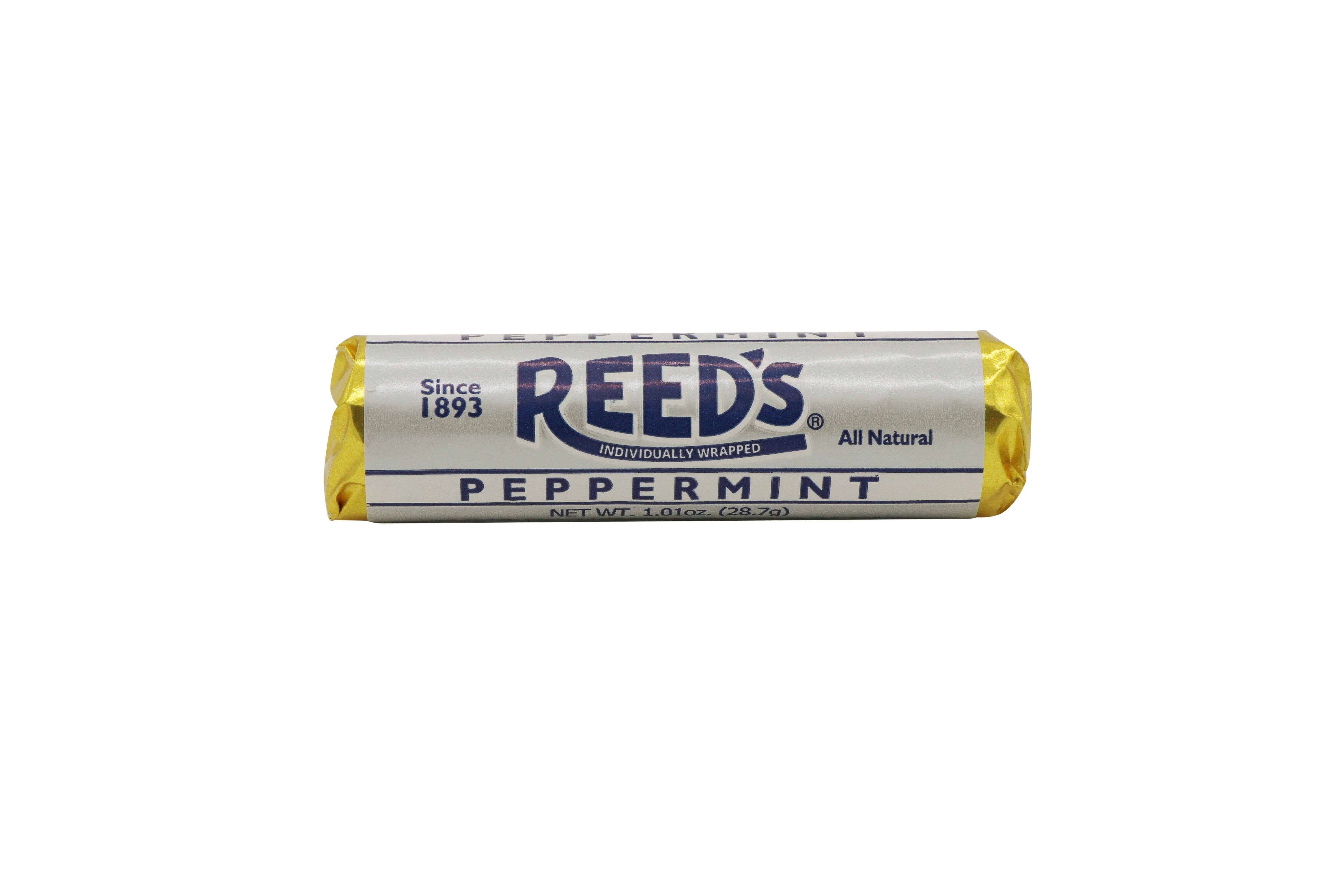 Grandpa Joe's Candy Shop - Wholesale Boiled sweets - Reed's Candy Rolls Peppermint, 24ct1
