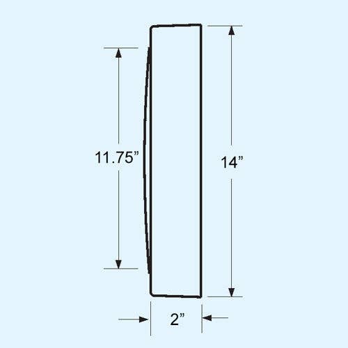 Trintec Industries Inc. - Wholesale Wall Clock - 14" Nautical Flag Time & Tide Clock1