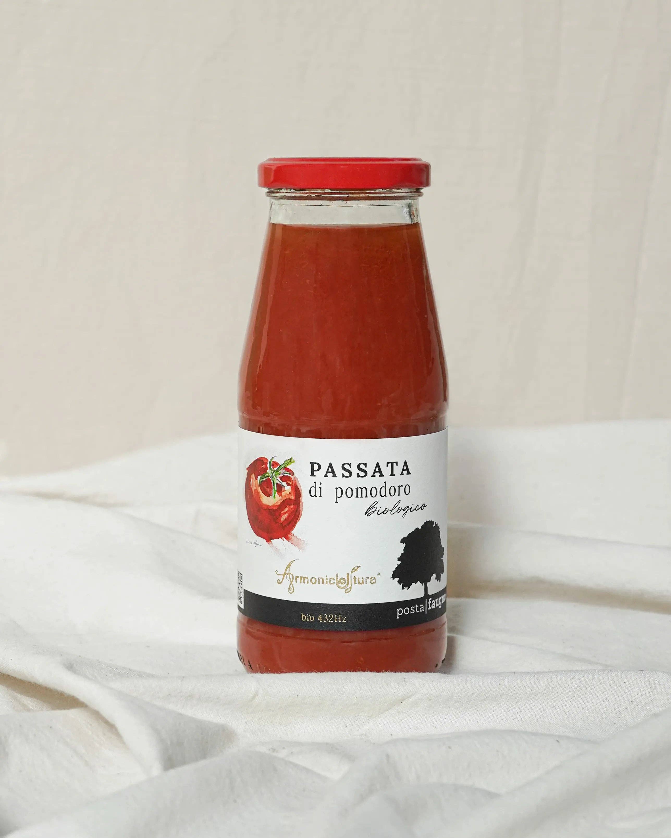 OLIO DI SERRA - Wholesale Sauce - Organic Tomato Passata - Organic Tomato Purée (446ml)1