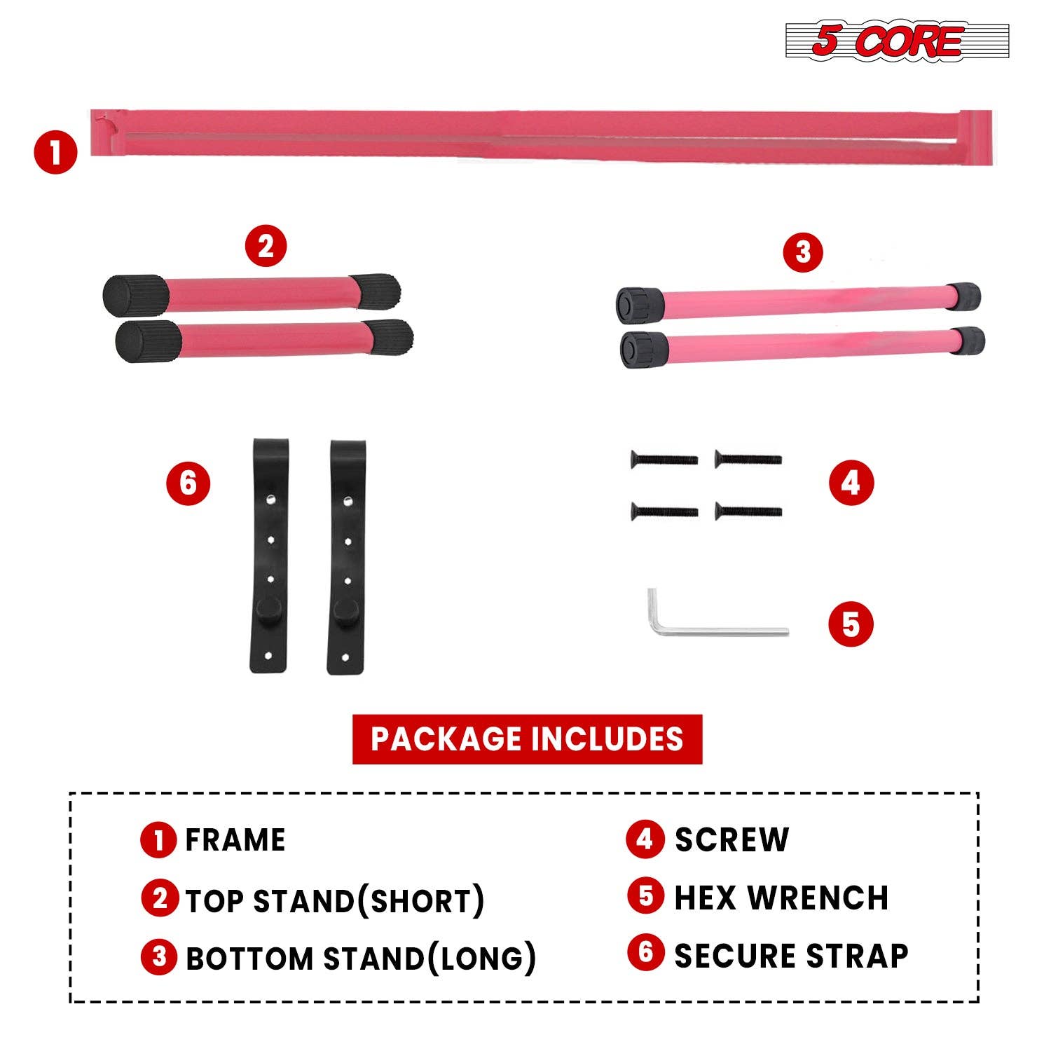 K Cube Inc - Wholesale Music Accessory - 5 Core Keyboard Stand Adjustable Key Board Pianos Holder7