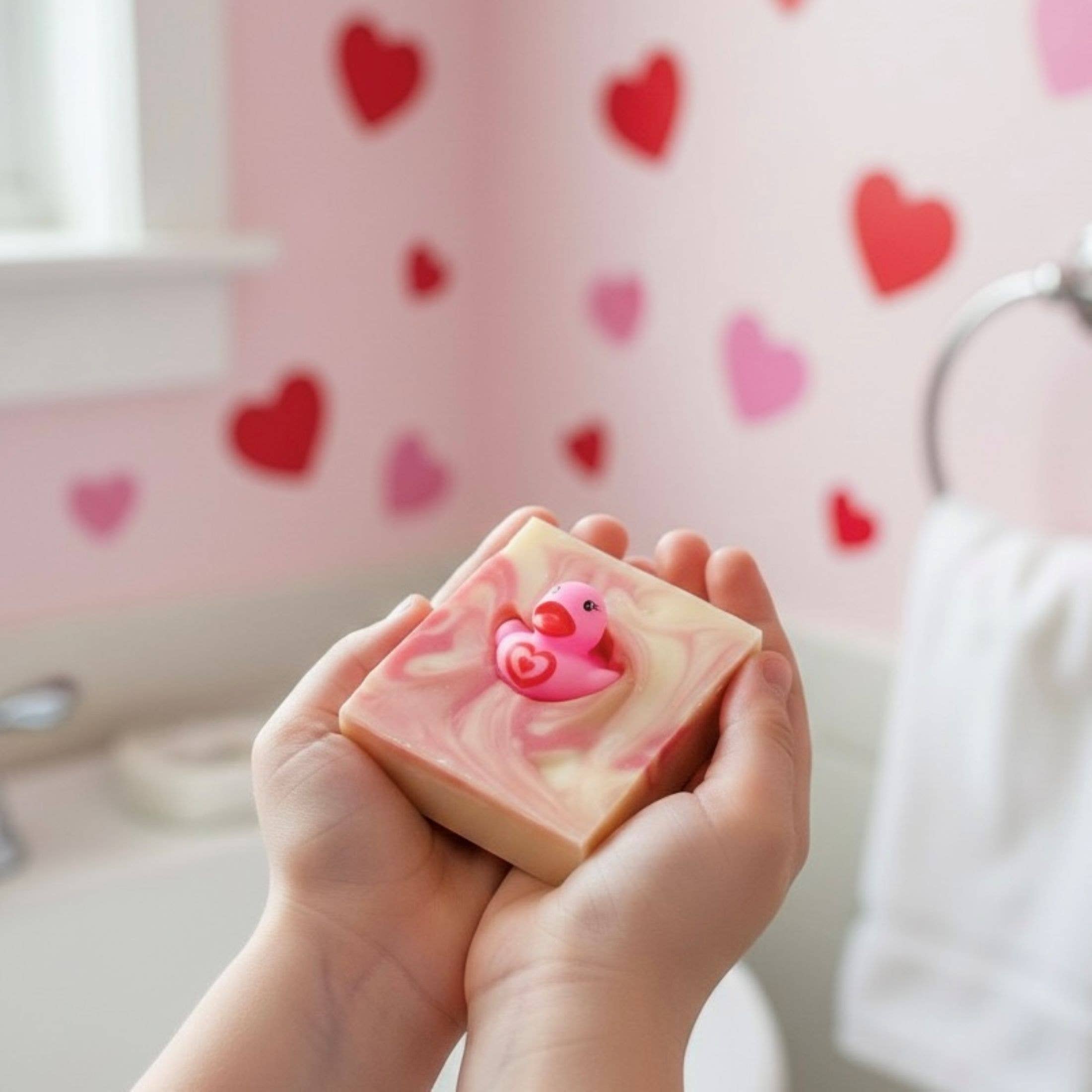 SARATOGA SOAP COMPANY - Wholesale Bar Soap - Cutie Pie Valentine's Day Handmade Soap Bar for Kids2