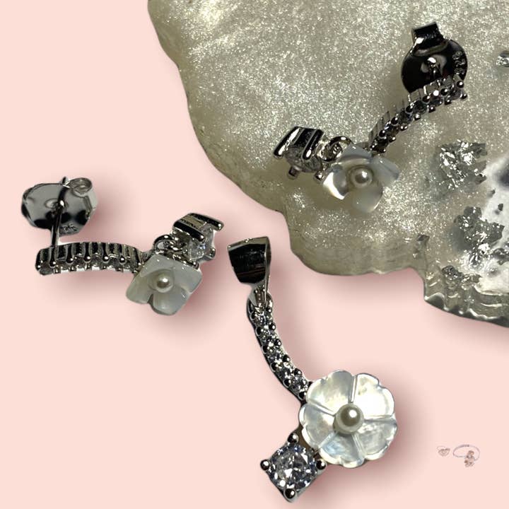 Pearl Flower Set for wholesale by Shine Juwely