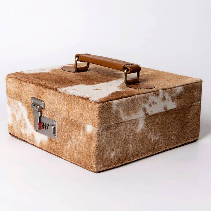 LS Western - Wholesale Jewelry Box/Organizer - ADBGA325 Jewelry Case Genuine Western Leather Women Bag