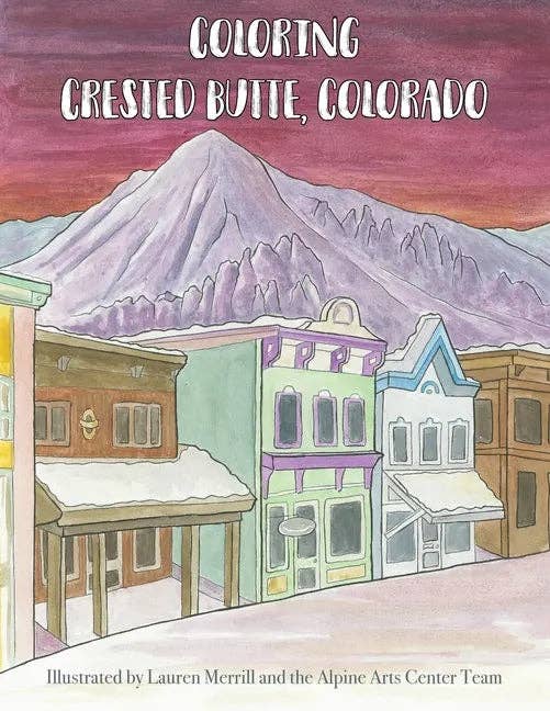 Books by splitShops - Wholesale Book - Adult - Coloring Crested Butte, Colorado - Paperback