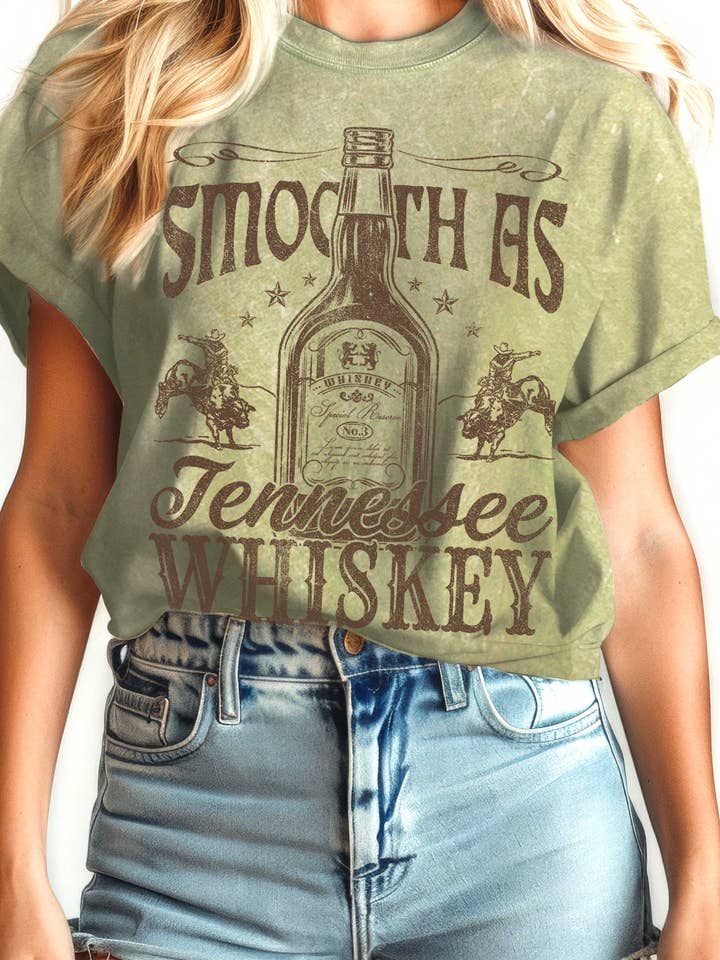 SUAVE COMO TENNESSEE TSHIRTS GRÁFICAS DE WHISKY MINERAL por atacado de Rustee Clothing
