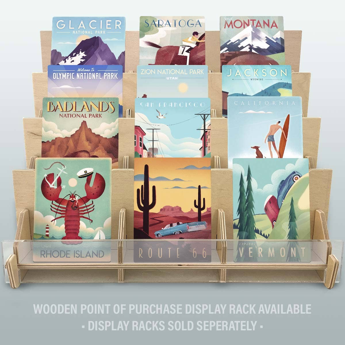 RetroPlanet - Wholesale Sticker - Vermont Camping State Travel Vinyl Sticker4