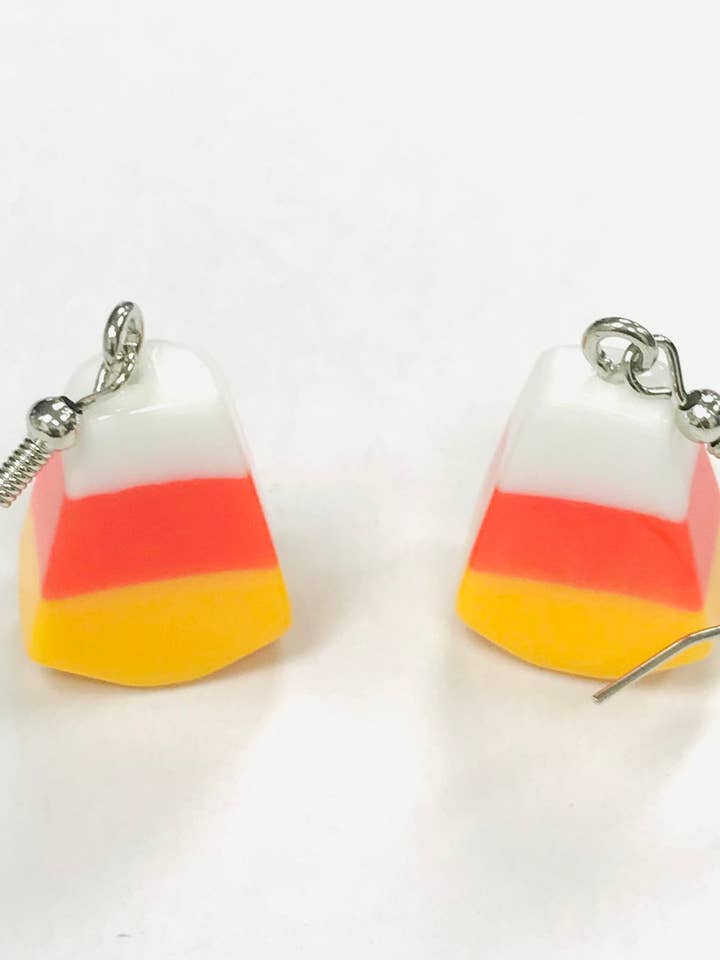 Boucles d'oreilles Candy Corn boucles d'oreilles en acrylique pour la vente par SimpleNGreat