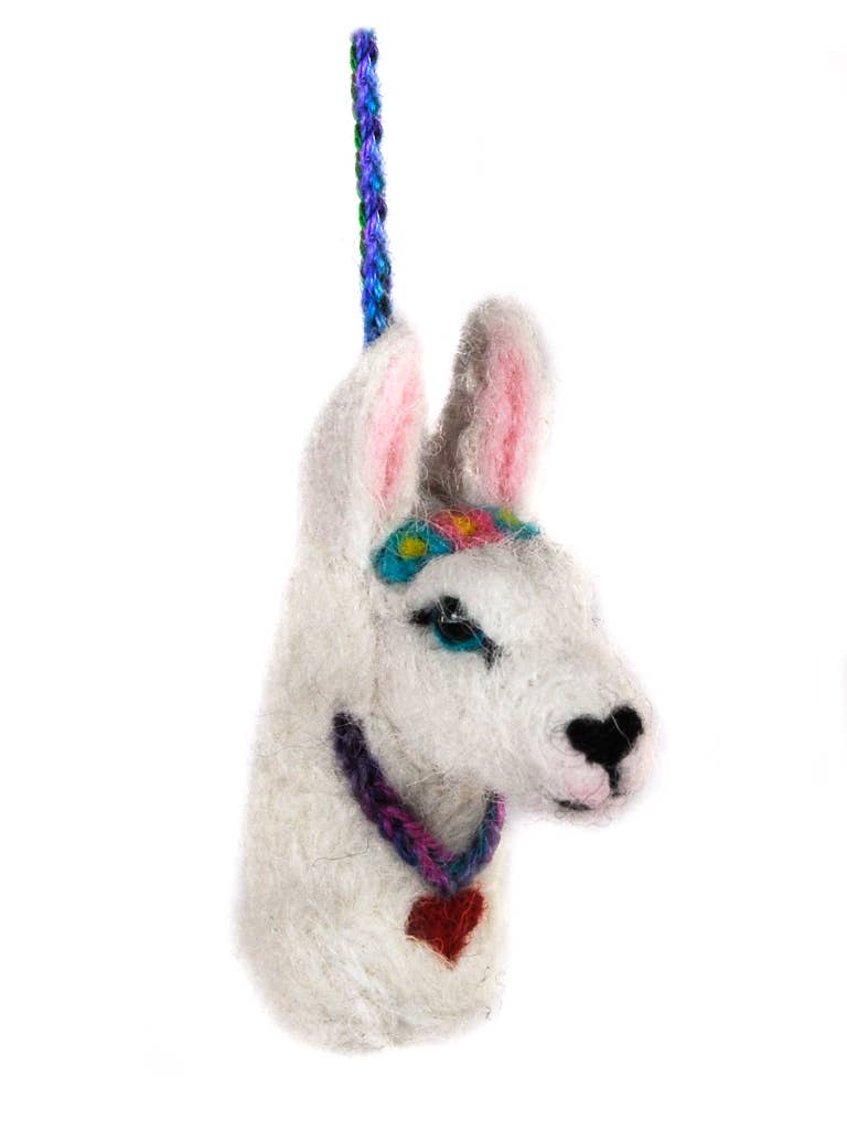 Lanart Alpaca - Wholesale Purse/Bag Accessory - Women's - Llama Keychain - Artisan Hand-Felted Alpaca Charm