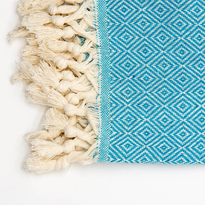 Istanbul Authentic Bazaar - Wholesale Beach towel - Turkish Cotton Towel- Blue4