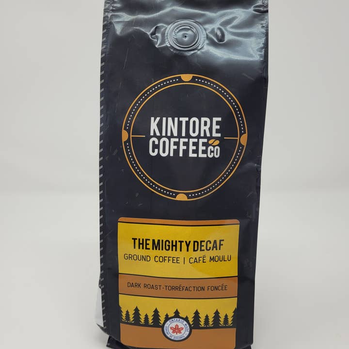 The Mighty Decaf Ground for wholesale by Kintore Coffee Co