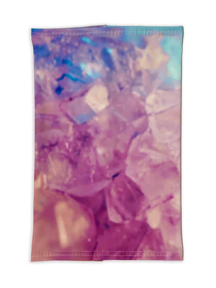 Pink Tie Dye Neck Gaiter for wholesale by Colorado Threads