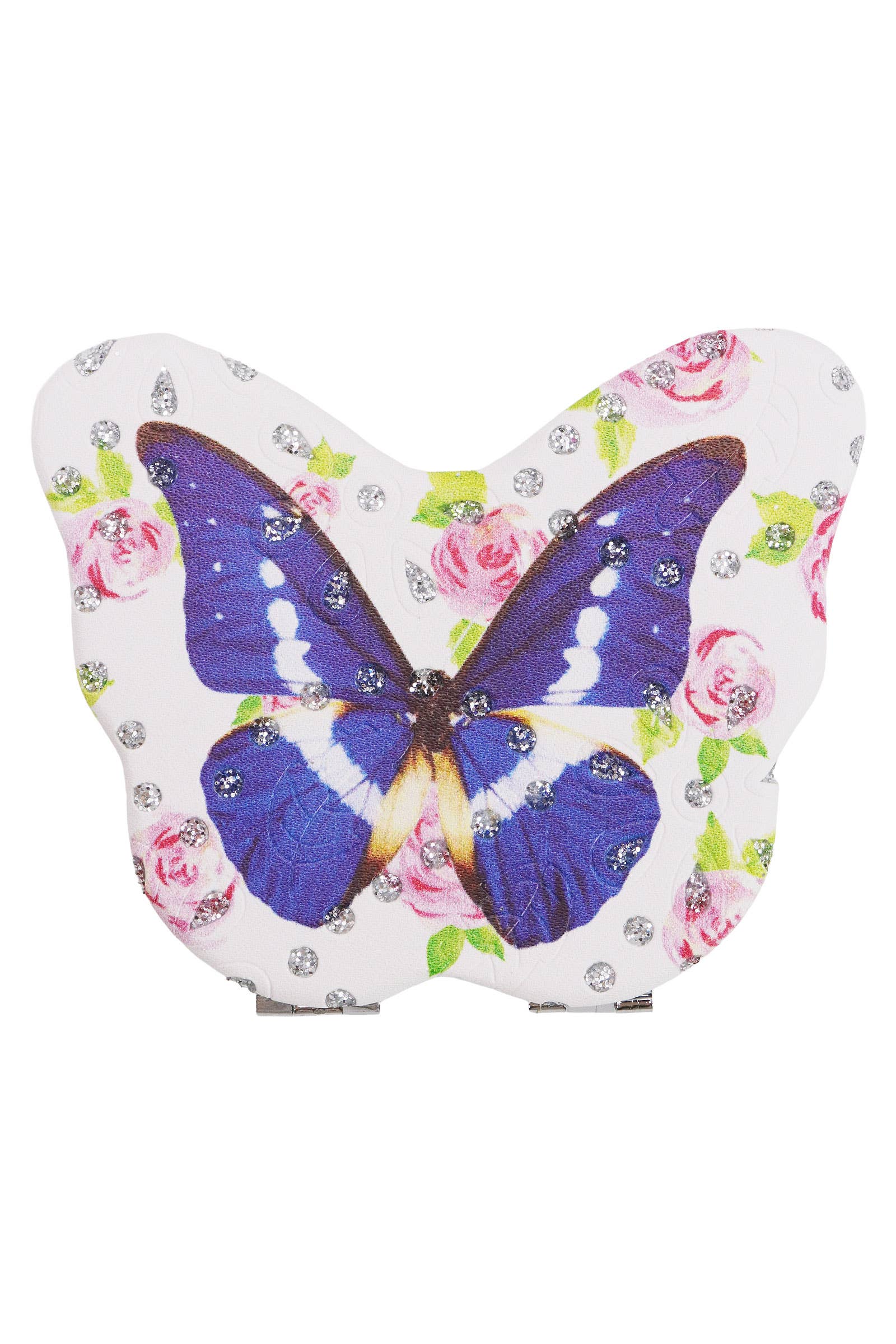 SORTIDAS Espelho Compacto Cosmético Floral Borboleta - 12 unid. para venda a revendedores na Faire7