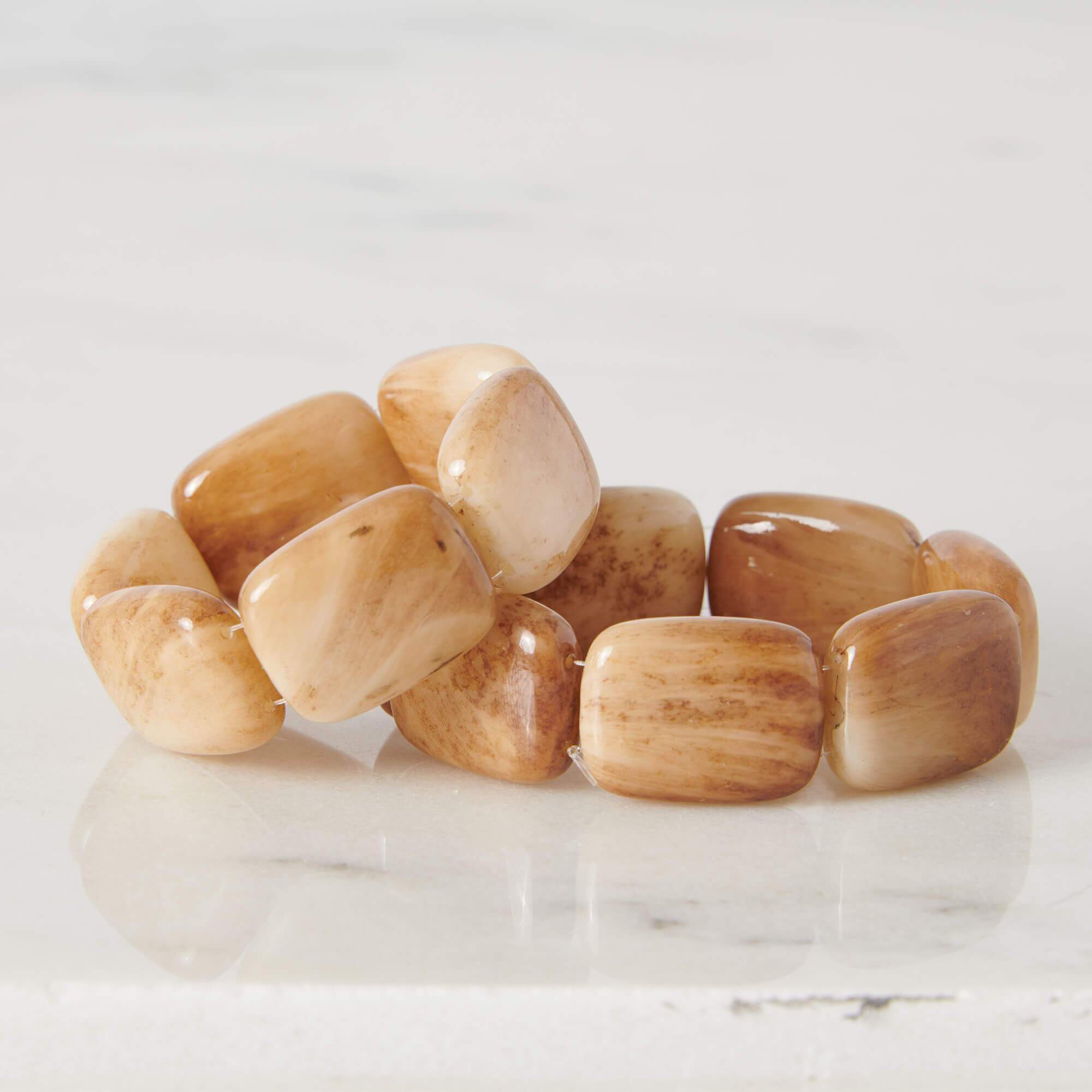 Hot Girls Pearls-Freezable Cooling Jewelry – wholesale Pärlarmband – Sand Chicklet kylarmband1