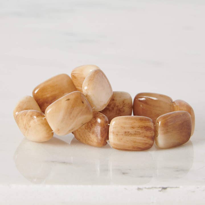 Hot Girls Pearls-Freezable Cooling Jewelry – wholesale Pärlarmband – Sand Chicklet kylarmband1