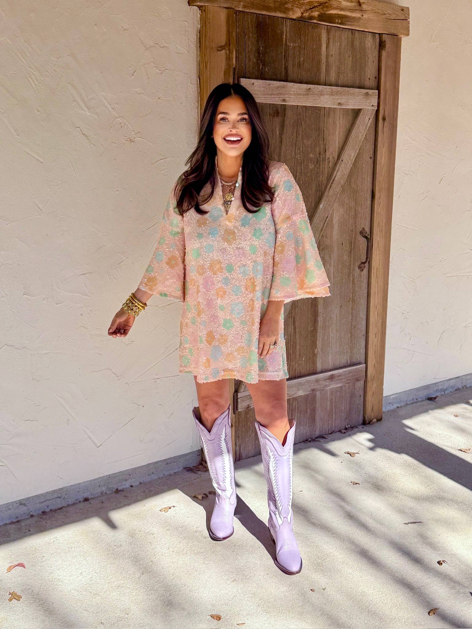 Pink Wren Pastel Dress for wholesale on Faire4