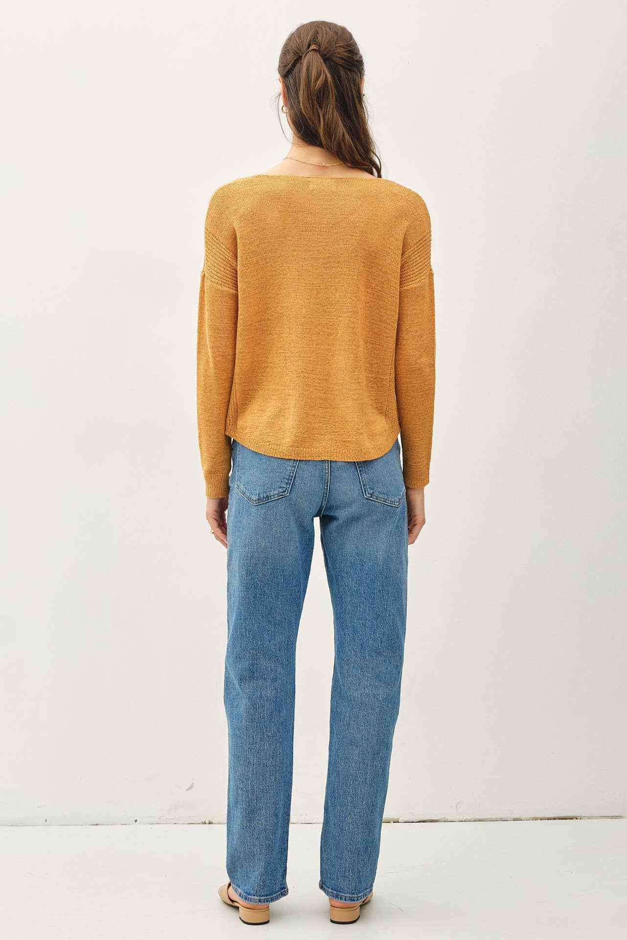 Be Cool - Vente Pull en maille – femme - PULL DÉCONTRACTÉ BREEZY À COL EN V7