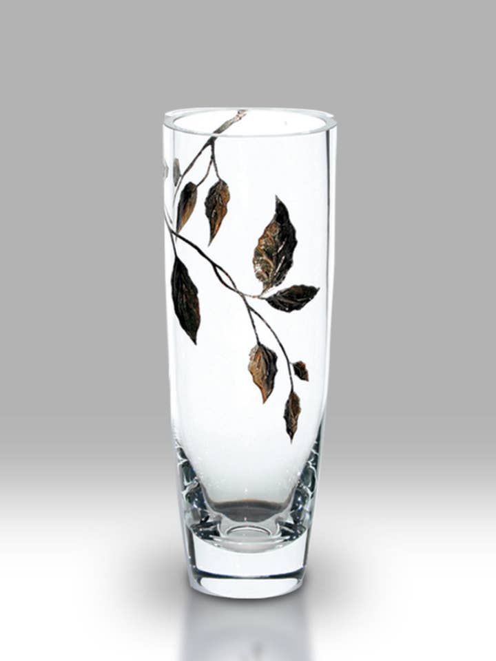 Goldblatt - 25 cm Klassische Vase für den Großhandel von Nobile Glassware Ltd.