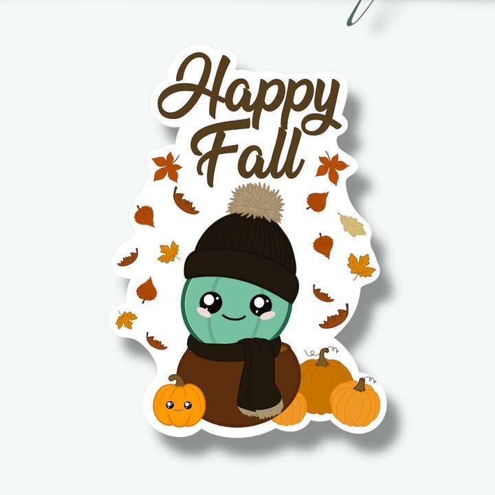 Glada höstklistermärken med rubiner för wholesale av Succulent Boutique