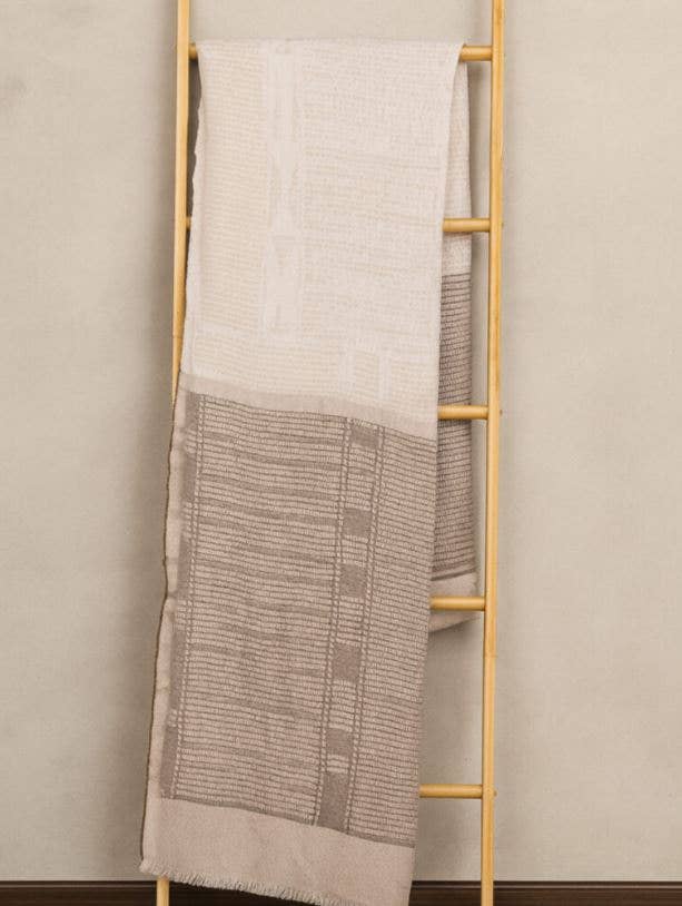 African Jacquard - Wholesale Throw blanket - 100% Linen Bogolan Lounge Throws3