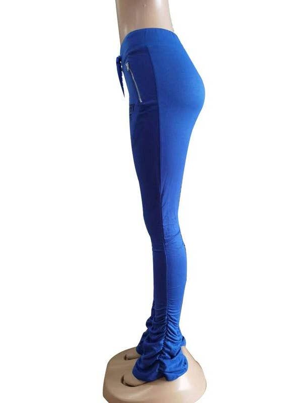 Queen Fashion - Wholesale Athletic Sweatpants/Joggers - Women's - ruched stacked sweatpants7