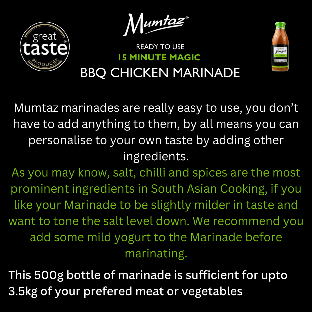 Mumtaz – wholesale Marinade – Mumtaz BBQ Chicken Marinades Pack of 6x500g3