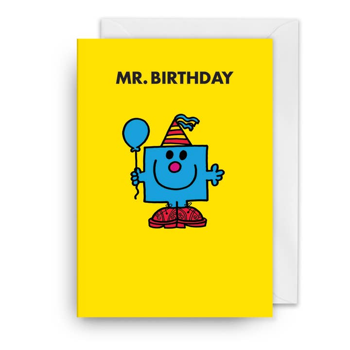 Birthday Card | Mr. Birthday | Mr. Men for wholesale by Hype Associates Ltd