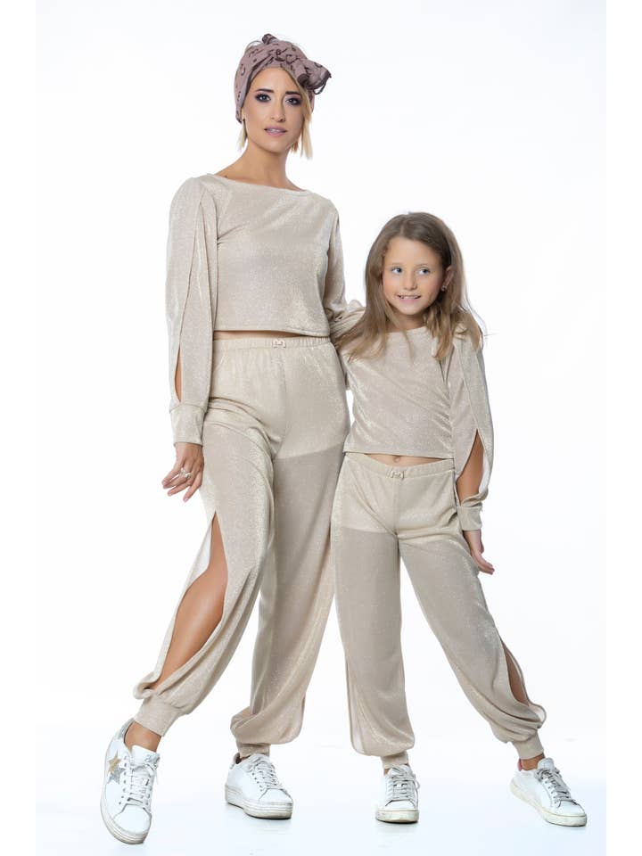 Mommydolls – wholesale Byxdress - Baby – BEBIS GLITTER JUMPSUIT