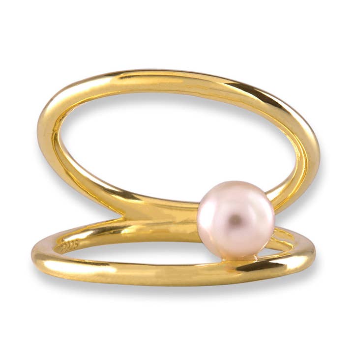 Anillo de elipse para venta al por mayor de Gold Philosophy