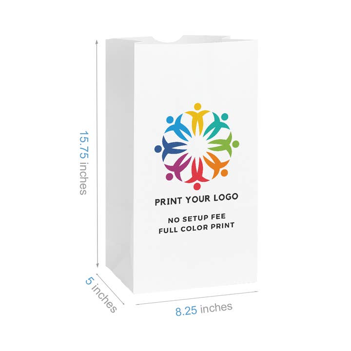 Kis Paper - Wholesale Gift Bag - #20 - 8.25x 5x 15.75 Custom Prescription Bags