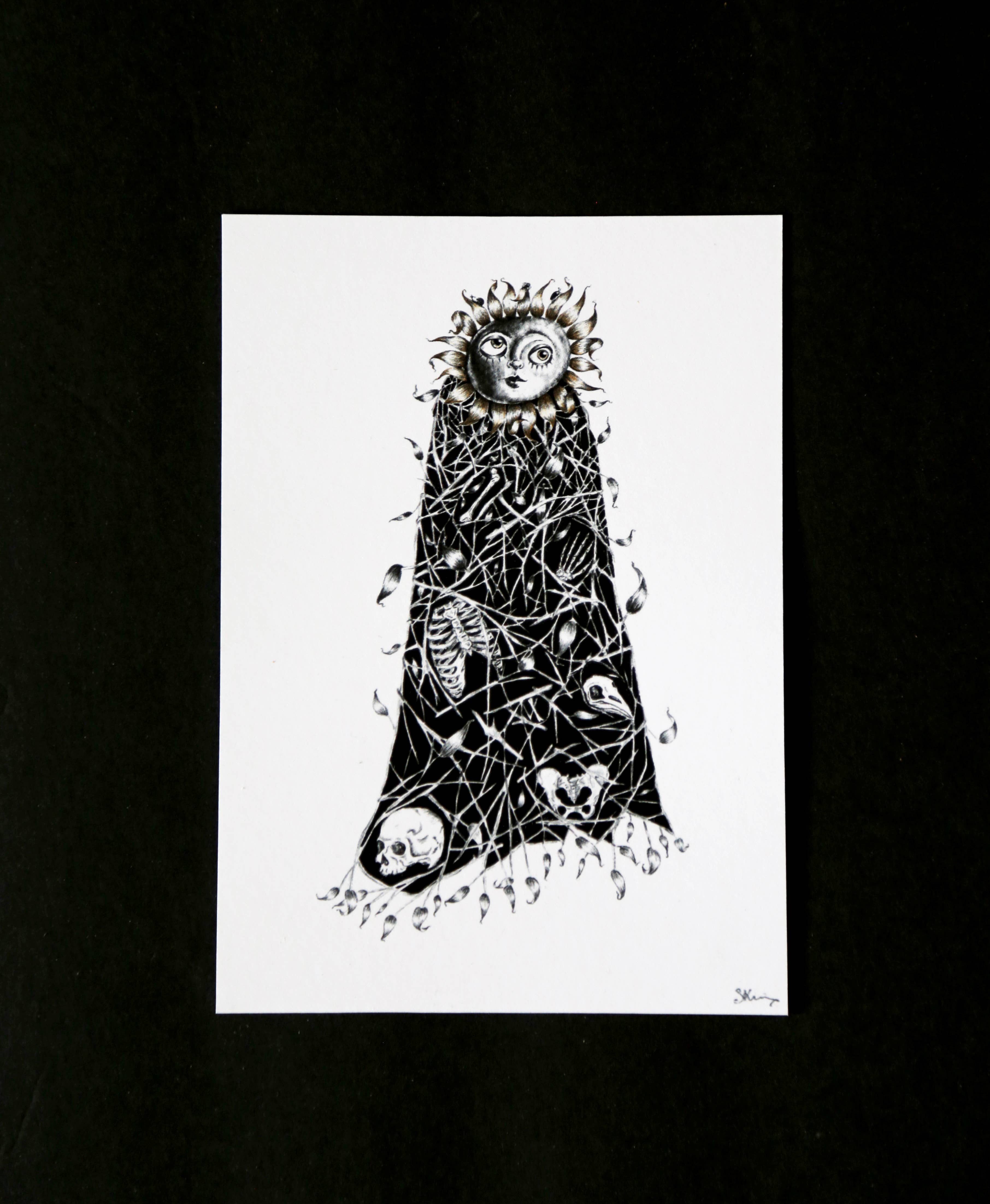 ScreamPrintShop - Vendita all'ingrosso Stampa artistica - Stampa floreale in osso2