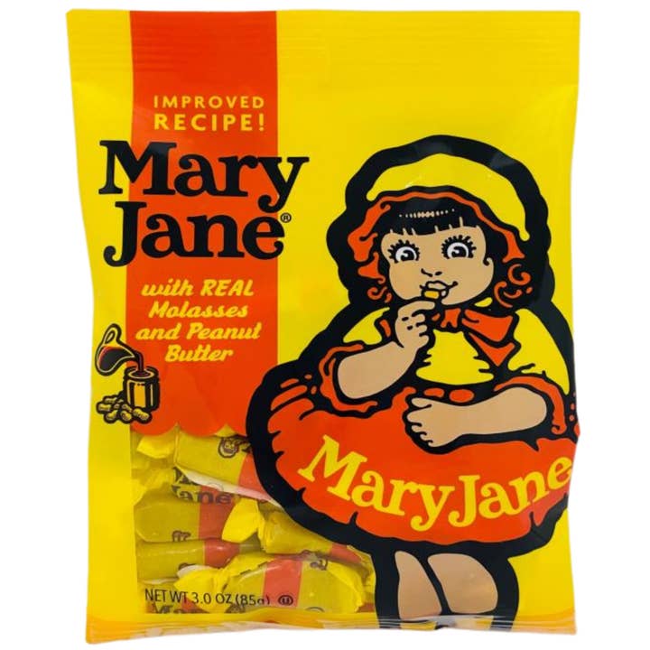 Grandpa Joe's Candy Shop - Wholesale Taffy - Mary Janes, 3oz, 12 Ct Case0