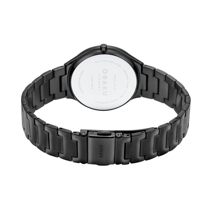 Obaku Denmark Watches - Venta al por mayor Reloj de pulsera - Mujer - Reloj de cuarzo negro mate elegante y ultradelgado de 4,2 mm para damas.2