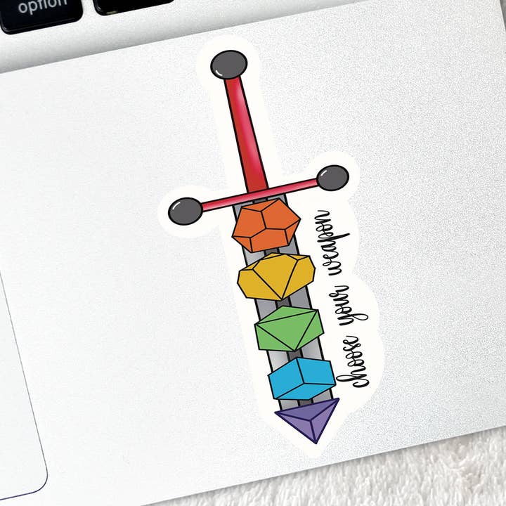 Dice Gaming Sticker for wholesale by Candid Adventures Boutique