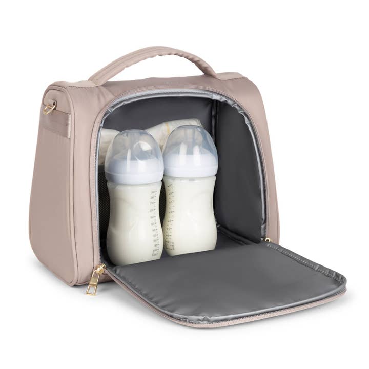 JuJuBe - Wholesale Lunch Bag/Box - Kids - Insulated Bottle Bag Taupe4