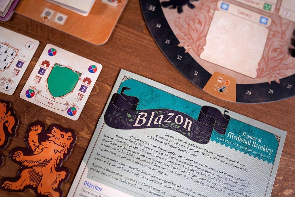 25th Century Games - Wholesale Board Game - Blazon - Heraldic Shield Design Board Game8