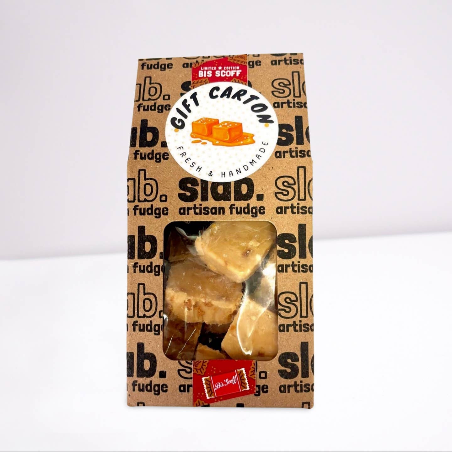 Slab Artisan Fudge - Wholesale Fudge - Bis Scoff Fudge Gift Carton0
