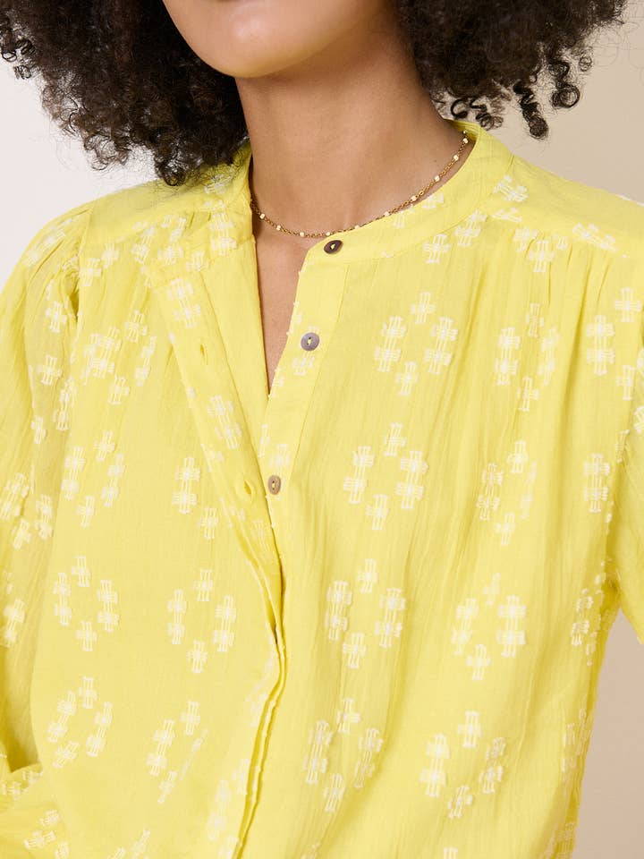 Garance Paris - Vendita all'ingrosso Camicetta - Donna - Blusa in pizzo sangallo - KETTY