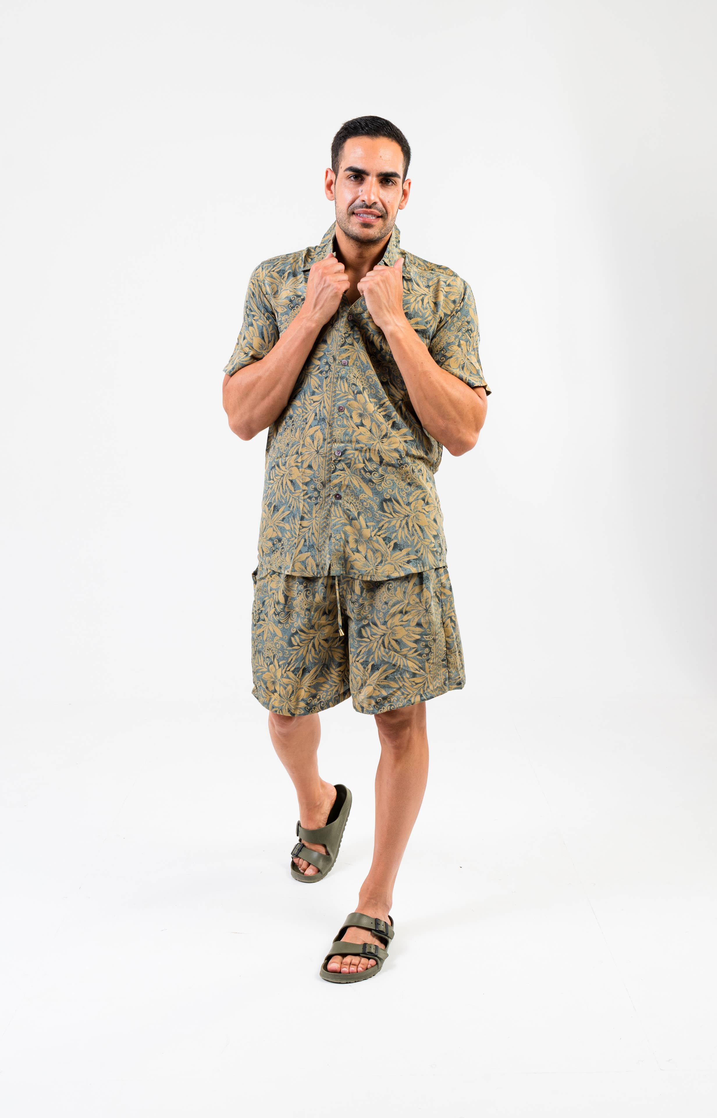 Arena Formentera - Wholesale Top & Short Set (NOT Loungewear) - Men's - Bohemian shirt+shorts set - Last units!26