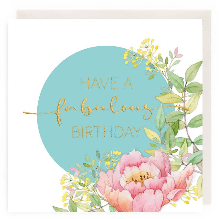 Fabulous Birthday Card for wholesale by Clear Creations